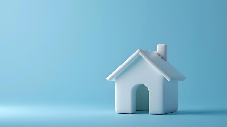 kleines modell eines Einfamilienhauses