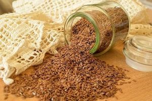 Leinsamen: Unterstützt die Verdauung und kann die Magenschleimhaut beruhigen